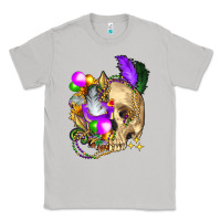 Moon Dust mardi gras skull Classic Tee - FaDigitalArtStudio