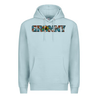 Blue Mist granny cowhide sunflower Premium Hoodie - Jasminsmagicworld