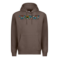 Coffee granny cowhide sunflower Premium Hoodie - Jasminsmagicworld