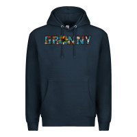 Navy granny cowhide sunflower Premium Hoodie - Jasminsmagicworld