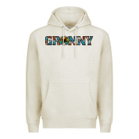 Oatmeal Heather granny cowhide sunflower Premium Hoodie - Jasminsmagicworld