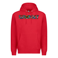 Red granny cowhide sunflower Premium Hoodie - Jasminsmagicworld