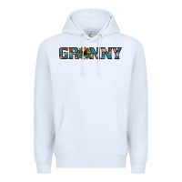 White granny cowhide sunflower Premium Hoodie - Jasminsmagicworld