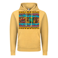 Vintage Mustard western home wind wheel sunflowers Vintage Hoodie - Artiststas