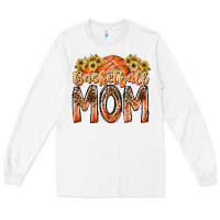 White basketball mom Long Sleeve Tee - RacoonDesign