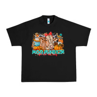 Black Moo Pumpkin Get Out The Way Urban Heavy Tee - CowhideDigitalArt