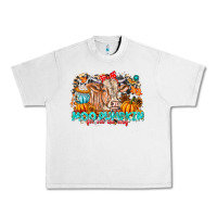 Lunar Rock Moo Pumpkin Get Out The Way Urban Heavy Tee - CowhideDigitalArt