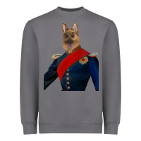 Storm Pet Portraits, Custom Pet Portraits, Renaissance Pet Portraits, Custom Heavyweight Sweatshirt - RanaPortraitStore