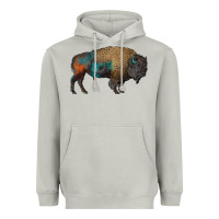 Moon Dust leopard bison Heavyweight Hoodie - RanaPortraitStore