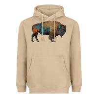 Mushroom leopard bison Heavyweight Hoodie - RanaPortraitStore