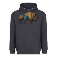 Smoke leopard bison Heavyweight Hoodie - RanaPortraitStore