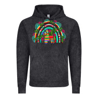 Vintage Black mexican pinata rainbow Vintage Hoodie - Artiststas