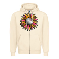 Sandshell Volleyball Sunflower Zipper Hoodie - Jasminsmagicworld