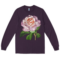 Plum belinda's blush rose Long Sleeve Tee - LillyAllenDesigns