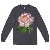 Smoke belinda's blush rose Long Sleeve Tee - LillyAllenDesigns
