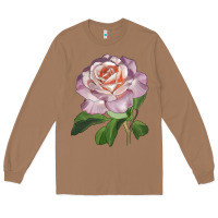 Toasted Coconut belinda's blush rose Long Sleeve Tee - LillyAllenDesigns