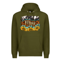 Army Green western mini Premium Hoodie - BarkalooDesign