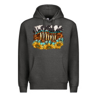 Charcoal Heather western mini Premium Hoodie - BarkalooDesign