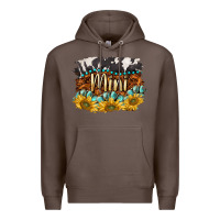 Coffee western mini Premium Hoodie - BarkalooDesign