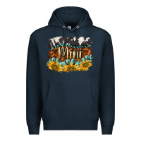 Navy western mini Premium Hoodie - BarkalooDesign