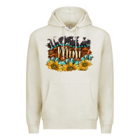 Oatmeal Heather western mini Premium Hoodie - BarkalooDesign