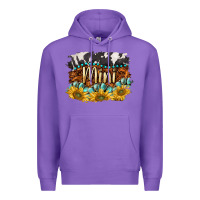 Purple western mini Premium Hoodie - BarkalooDesign