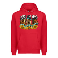 Red western mini Premium Hoodie - BarkalooDesign