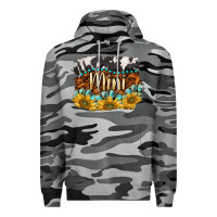Slate Camo western mini Premium Hoodie - BarkalooDesign
