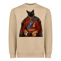 Mushroom Pet Portraits, Custom Pet Portraits, Renaissance Pet Portraits, Custom Heavyweight Sweatshirt - RanaPortraitStore