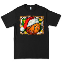 Black basketball christmas Premium Tee - FaDigitalArtStudio