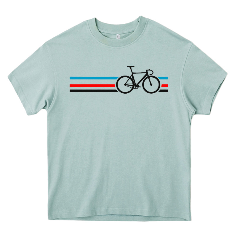Bike Stripes Heavy Core Tee by artisFamous | Teevron