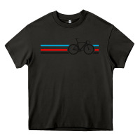 Asphalt bike stripes Heavy Core Tee - artisFamous