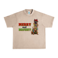 French Oak merry and bright german shepherd Urban Heavy Tee - RanaPortraitStore