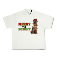 Pistachio merry and bright german shepherd Urban Heavy Tee - RanaPortraitStore
