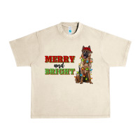 Sandshell merry and bright german shepherd Urban Heavy Tee - RanaPortraitStore