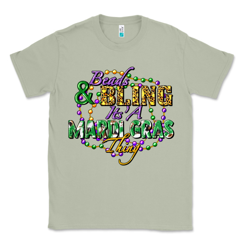 Beads And Bling It's' A Mardi Gras Thing Classic Tee by FaDigitalArtStudio | Teevron