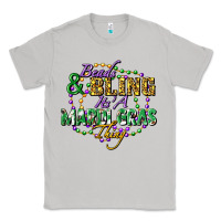Moon Dust Beads and bling it's' a Mardi Gras thing Classic Tee - FaDigitalArtStudio