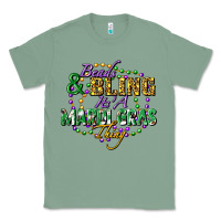 Sage Beads and bling it's' a Mardi Gras thing Classic Tee - FaDigitalArtStudio