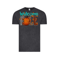 Vintage Black Welcome Fall Vintage Tee - CowhideDigitalArt