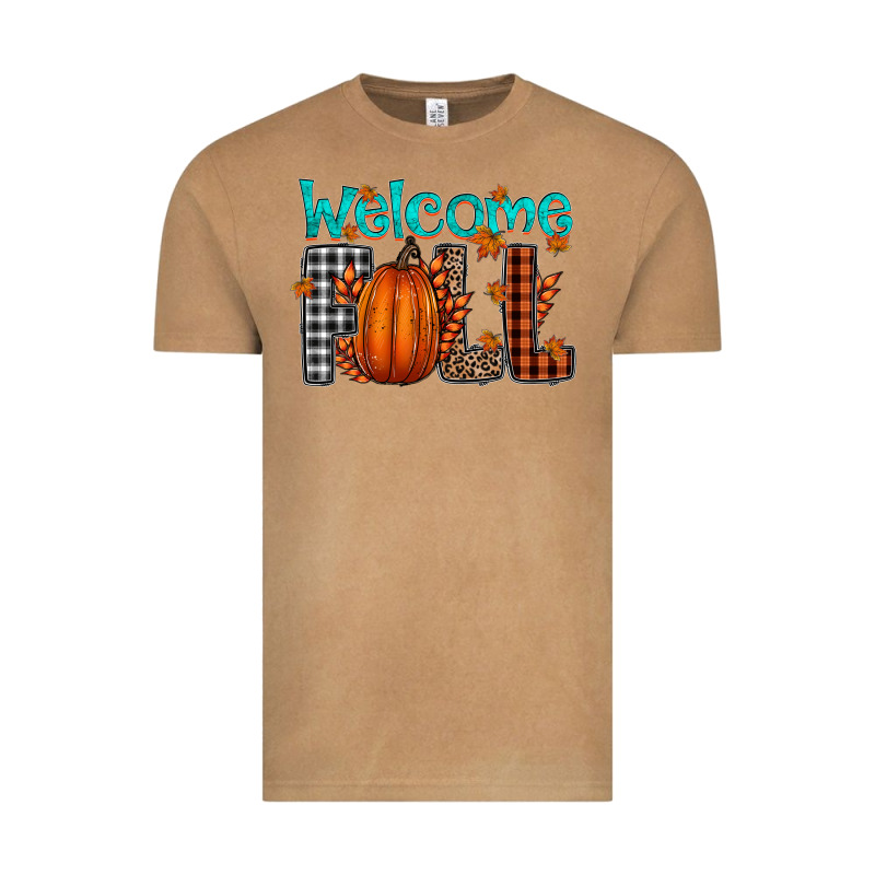 Welcome Fall Vintage Tee by CowhideDigitalArt | Teevron