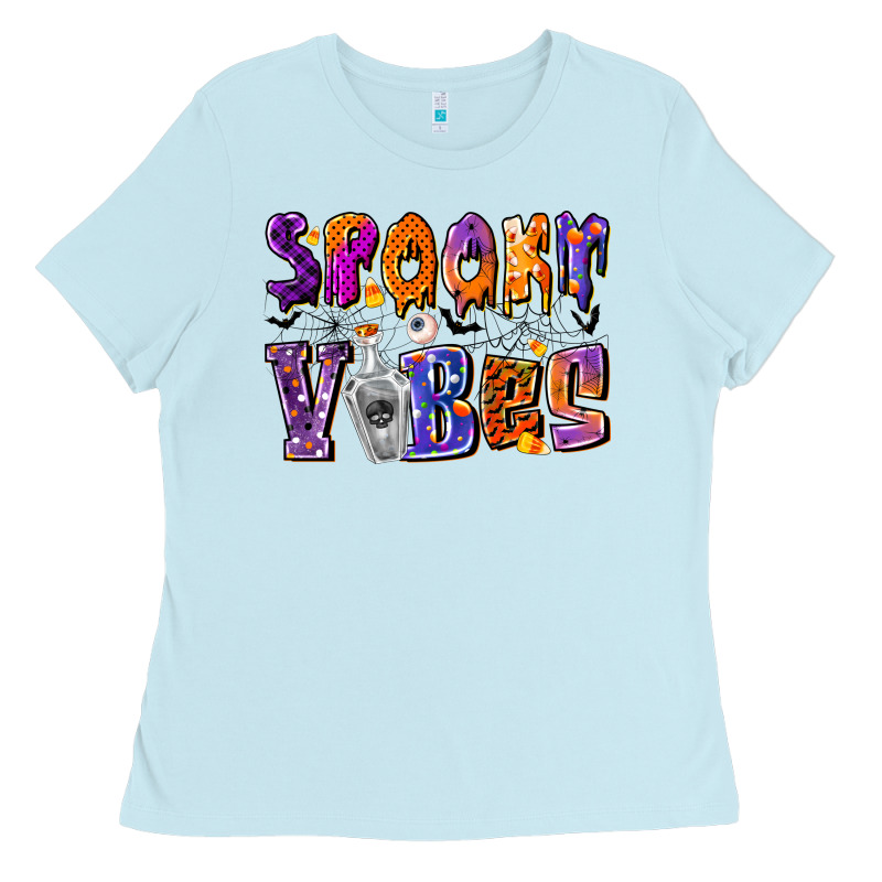 Spooky Vibes Ladies Tee by CowhideDigitalArt | Teevron