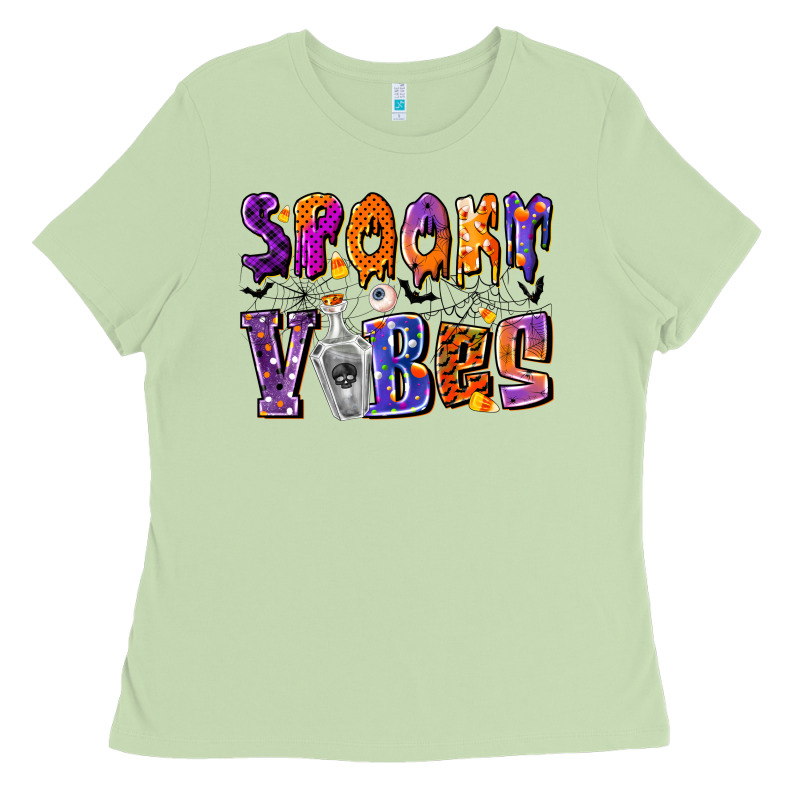 Spooky Vibes Ladies Tee by CowhideDigitalArt | Teevron