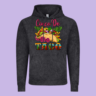 Cinco De Taco Vintage Hoodie Designed By Artiststas