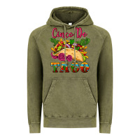 Vintage Olive cinco de taco Vintage Hoodie - Artiststas