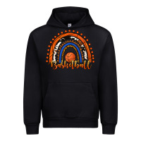 Black Basketball Rainbow Urban Hoodie - RanaPortraitStore