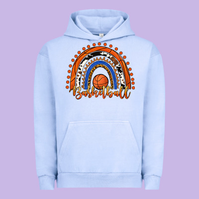 Basketball Rainbow Urban Hoodie Designed By Ranaportraitstore