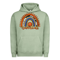 Pigment Oil Green Basketball Rainbow Urban Hoodie - RanaPortraitStore