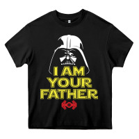 Black i am your father darth vader for dark Heavy Core Tee - artisFamous