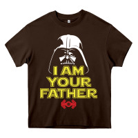Chocolate Brown i am your father darth vader for dark Heavy Core Tee - artisFamous