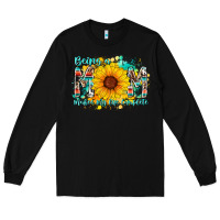 Black being a mom makes my life complete Long Sleeve Tee - RacoonDesign
